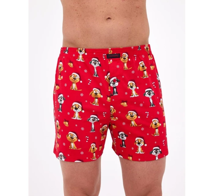 Boxerské šortky Cornette 016/21 Dogs 2 Christmas S-2XL