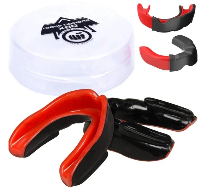 Gélový chránič zubov + krabička - čierna a červená | GelTech Gélový chránič zubov + krabička - čierna a červená | GelTech