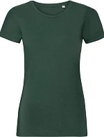 Russell Athletic 108F Dámske tričko Pure Organic 10.108F fľaškovozelené