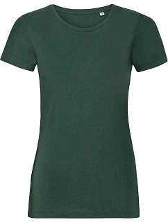 Russell Athletic 108F Dámske tričko Pure Organic 10.108F fľaškovozelené