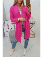 Svetr s netopýřími rukávy růžový model 18978875 - K-Fashion