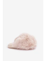 Dámské Pantofle Světle Béžové model 21681703 - Boto