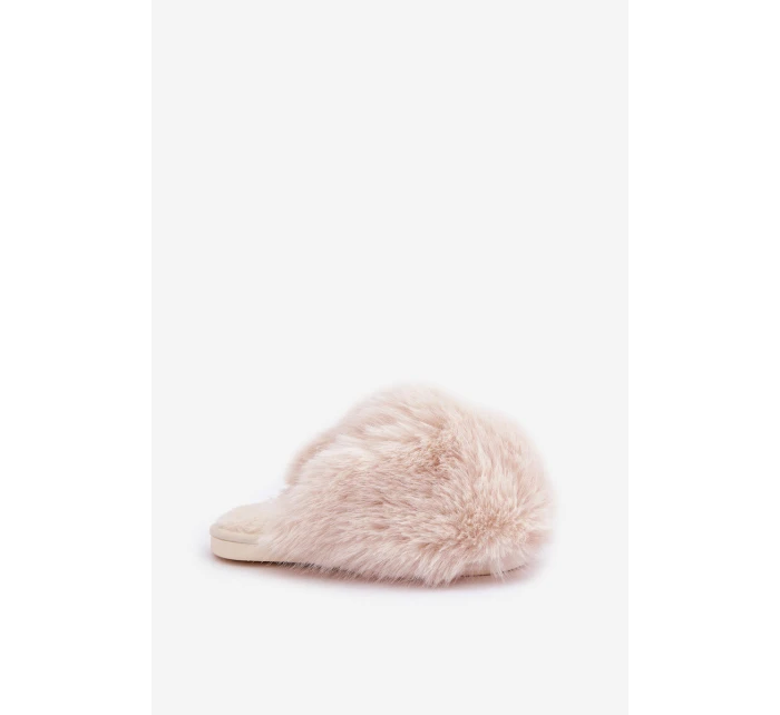 Dámské Pantofle Světle Béžové model 21681703 - Boto