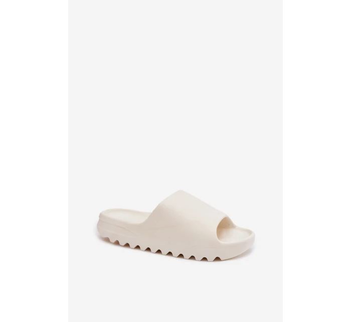 Dámské pantofle na platformě Ecru Olyria Dámské pantofle na platformě Ecru Olyria