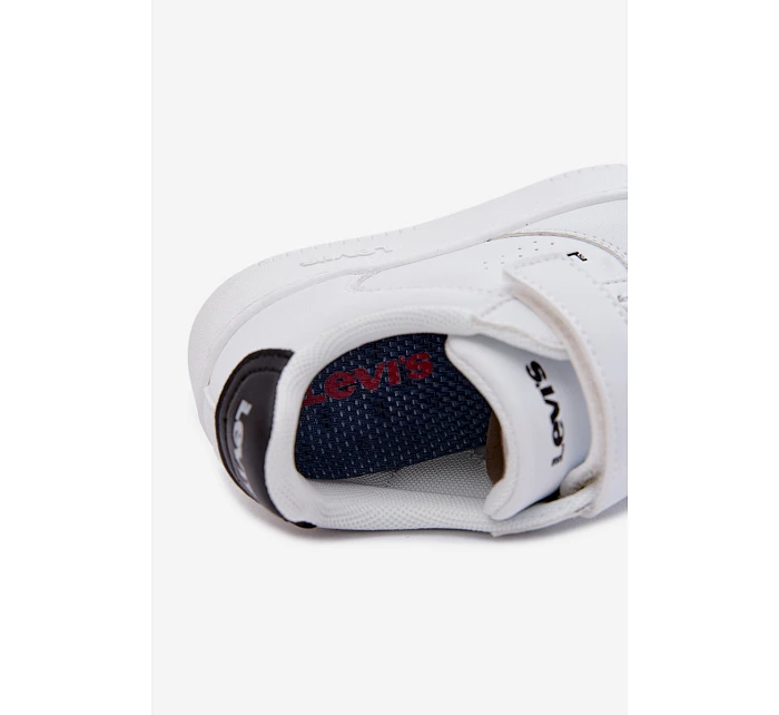 Dětské tenisky na suchý zip LEVI'S NEW UNION BOLD Bílé