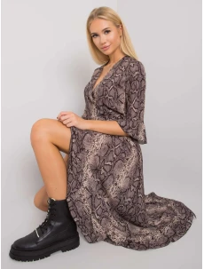 Šaty TW SK BI 24502 1.64P čierna a béžová