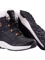 Juniorské členkové snehové topánky Mester Wp Teen Jr 92800555587 Black with White - Hi-Tec