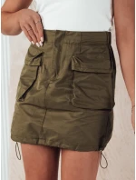 Dámska mini sukňa QUILLA zelená FashionStreet CY0438 Dámska mini sukňa QUILLA zelená FashionStreet CY0438