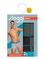 Pánske boxerky Štart Hipster C2P box - BROWN - LIGHT COMBINATION - šedá - čierna M003 - SLOGGI Pánske boxerky Štart Hipster C2P box - BROWN - LIGHT COMBINATION - šedá - čierna M003 - SLOGGI