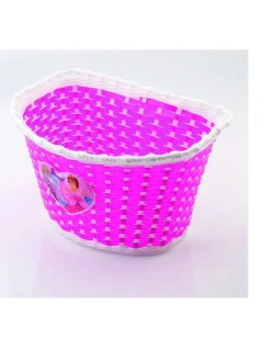 Predný plastový košík na bicykel Pink Daisy Baby