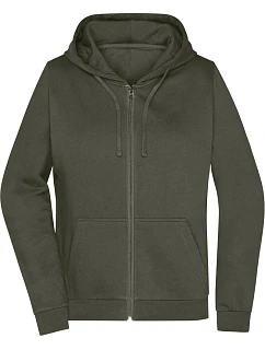 JN 755 Dámská mikina s kapucí model 22489404 dark grey - Daiber