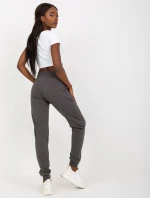 Dámske tepláky B 005 tmavo šedé