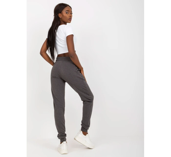 Dámske tepláky B 005 tmavo šedé