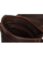 Pánske kabelky [DH] Kožená taška PTN TB 7032 COM COGN hnedá