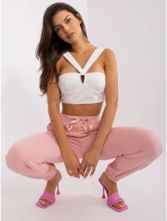 EM DR HS 21 tepláky 549.37 svetlo ružová