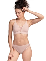 Dámska podprsenka L-POL5019TP-06 Béžová - Lama