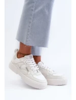 Sneakersy Damskie Big Star NN274357 Memory Foam System Białe