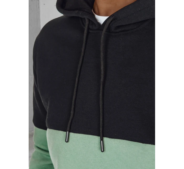 Pánska základná mikina s kapucňou čierna FashionStreet BX5879 Pánska základná mikina s kapucňou čierna FashionStreet BX5879