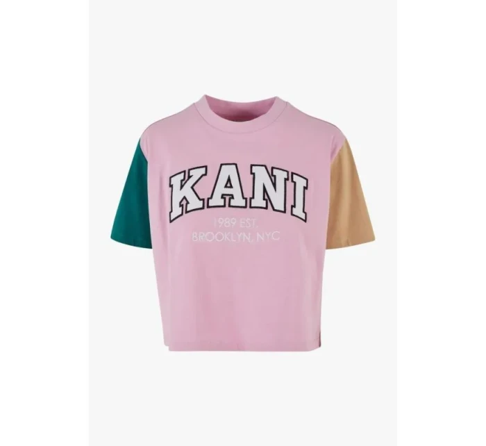 Tričko Karl Kani Serif Crop Block Tee W 6130859