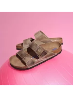 Arizona Soft  Leather Brown úzké žabky pro model 21203658 - Birkenstock