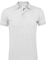 SOL'S Prime Men Pánske polo tričko z hustej bavlny 25.0571 ash