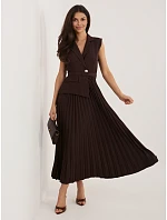 Šaty IT SK 21558.03 tmavě hnědé Šaty IT SK 21558.03 tmavě hnědé