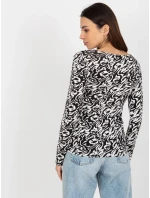 Dámska blúzka LK BZ 509198 1.49P biela a čierna - FPrice