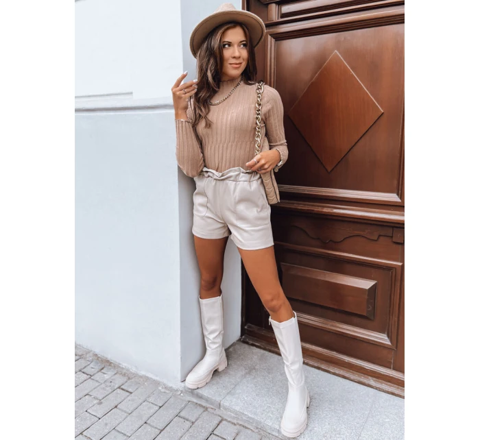 Dámsky sveter s rolákom OASIS camel FashionStreet MY2246