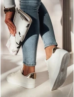 Dámské zlaté tenisky Dstreet model 21981091 - FashionStreet