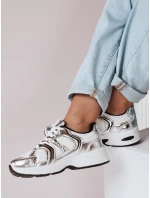 Dámské tenisky s podrážkou silver Dstreet model 21983249 - FashionStreet