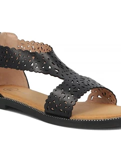 Dámské černé ažurové sandály Filippo model 22150241