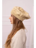 Dámská čepice Sofia model 18752187 beige - K-Fashion Dámská čepice Sofia model 18752187 beige - K-Fashion