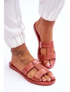 Modne Wegańskie Klapki ZAXY JJ285262 Brudny Róż