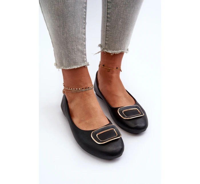 Baleríny S Ozdobou Z Černé model 21656911 - Boto