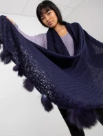 Šál AT SZ E 318.57P tmavo modrá