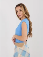 T shirt D12041AH02570C niebieski