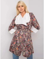 Dámsky kabát DHJ PL 6022A.26X čierny a červený