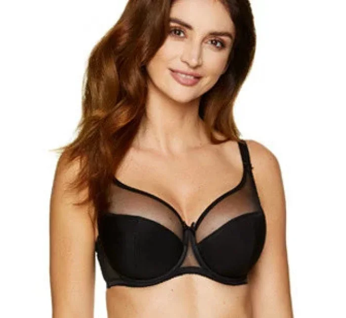 Dámská polovyztužená podprsenka / černá model 19392197 - Gorteks Dámská polovyztužená podprsenka / černá model 19392197 - Gorteks