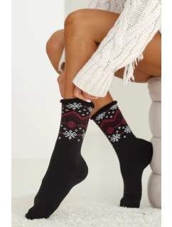 Milena ponožky 0118-011 Stars Nežehlené froté 37-41