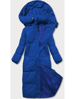 Svetlomodrá dlhá dámska zimná bunda (AG3-3031)