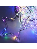 Svetelné závesy na vianočný stromček 120x120 CM 235LED MULTIKOLOR STARS