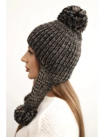 Dámská čepice ušanka Emma K343 mocca