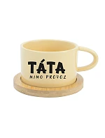 TÁTA MIMO PREVÁDZKY – žltý hrnček Makronka 200 ml
