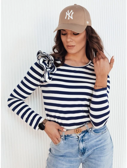 Dámská pruhovaná halenka námořnická modrá Dstreet model 21972874 - FashionStreet