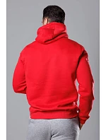 Červená pánská mikina s kapucí model 18344954 - J.STYLE