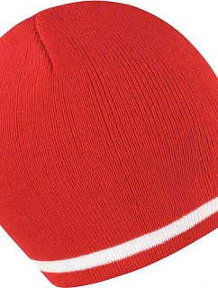 R Pletená čepice s pruhy 28. red/white model 22424896 - Result Headwear