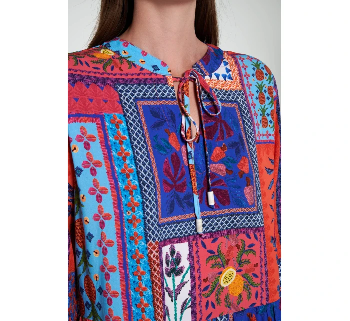 Šaty s krátkými rukávy model 19697630 - Vamp