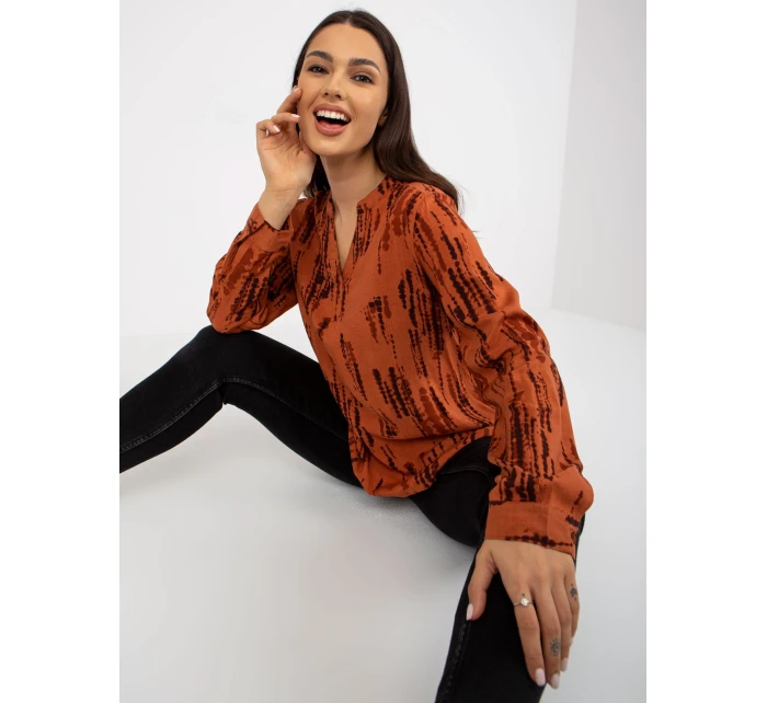 Blúzka D73771M11081A svetlo hnedá Blúzka D73771M11081A svetlo hnedá