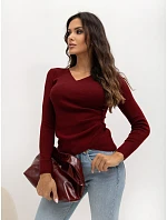 Sweter IR SW model 22284357 bordowy - FPrice
