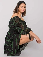 Šaty LC SK 22K 3040.19P čierna a zelená